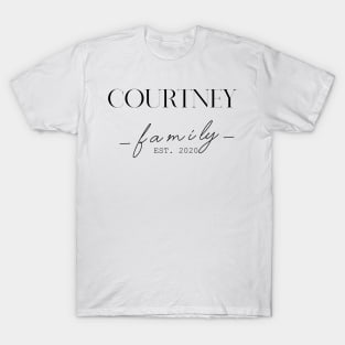 Courtney Family EST. 2020, Surname, Courtney T-Shirt